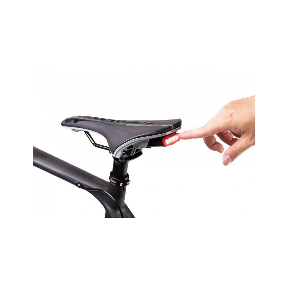 Topeak Redlite 30 Rear Cycle Light with IPX6 USB Rechargeable, Touch Control Switch, and Super Bright Red LED Tail Light.