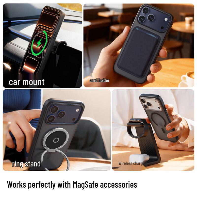 Baseus Magnetic Frosted Skin-Feel iPhone Case