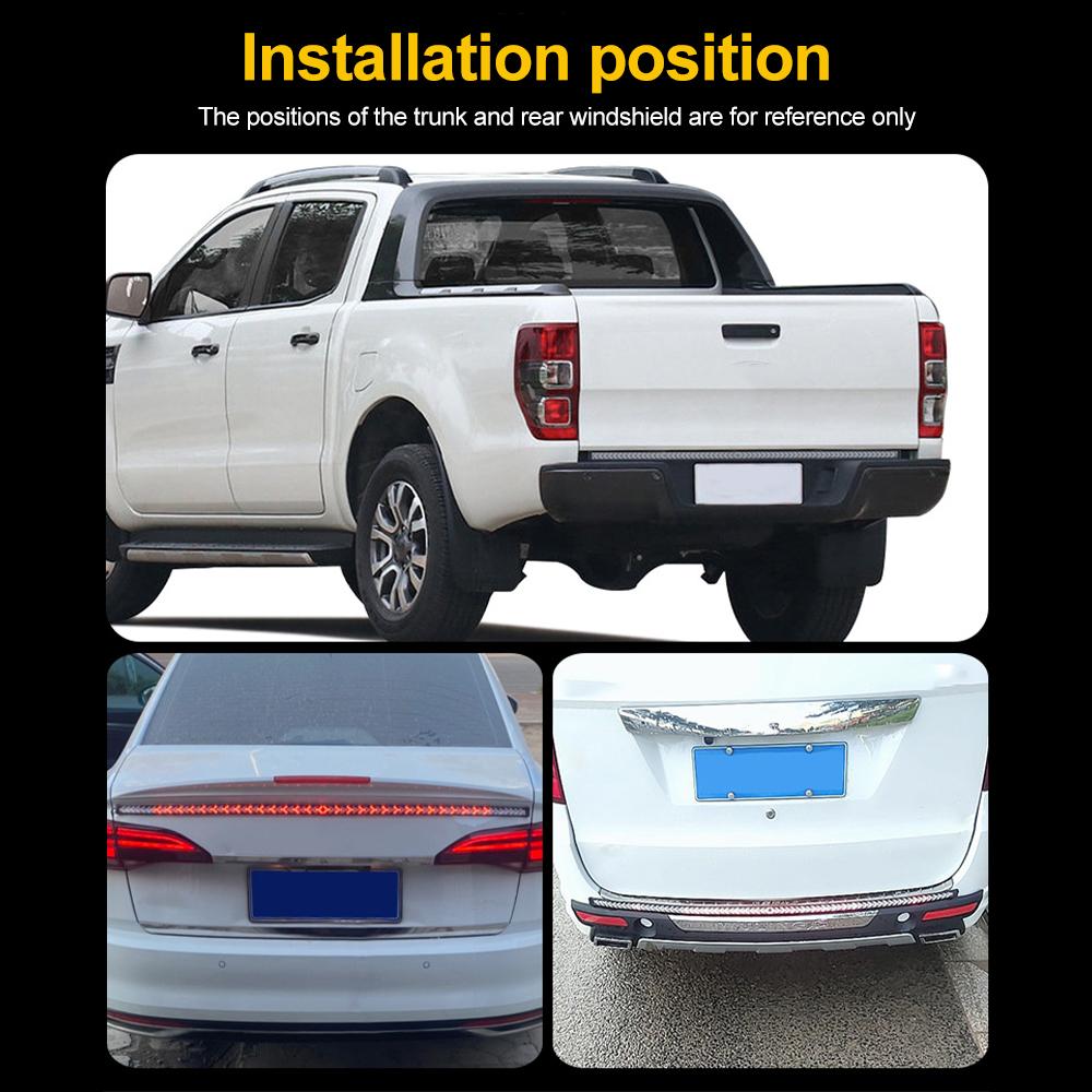 12V 24V LED Rücklichtleiste für die Heckklappe des LKWs, Rückfahrlicht, Bremslichtleiste für den Pickup, Blinker, wasserdicht, Rücklicht