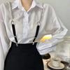 Elegant Pearl Suspenders Versatile Suspenders Braces Fashion Adjustable Straps  for Skirt Pants