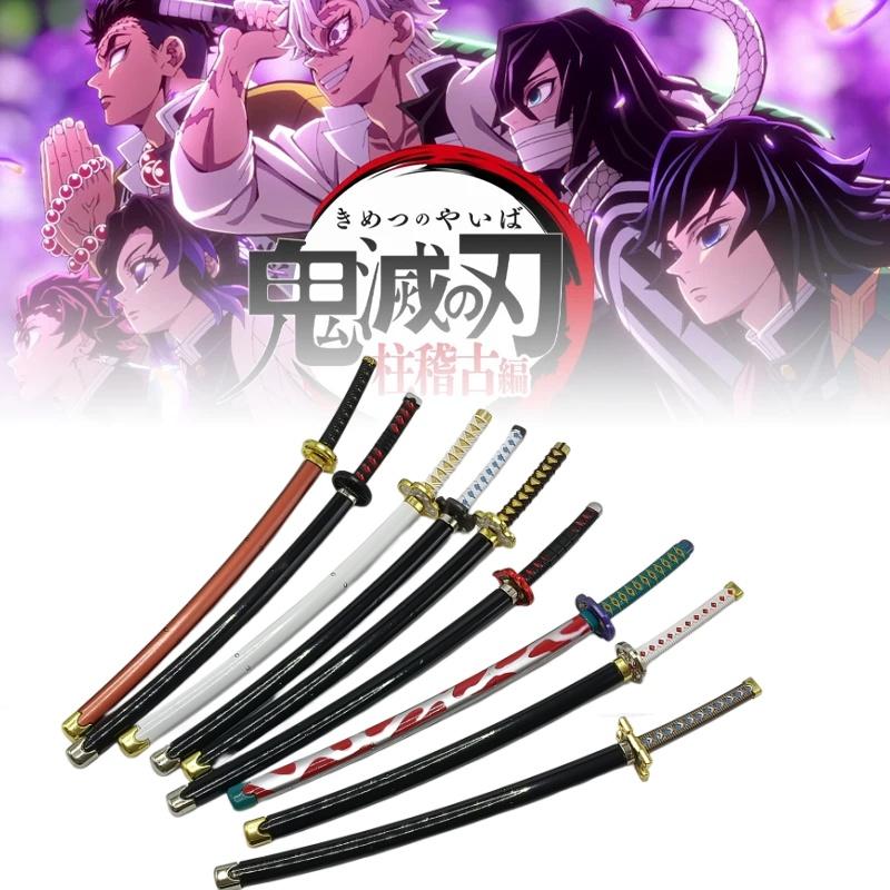 25cm Giappone Demon Slayer Decorazioni Anime Kimetsu No Yaiba Derivati Anime Accessori Samurai Ninja Merchandising Anime Regalo