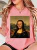 Summer Funny Erling Haaland Mona Lisa Meme TShirt  Cotton Unisexs Womens YK Short Sleeve Round Neck Loose Shirt