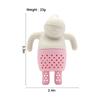 1pc Creative tea set, tea filter, lazy bath, villain tea leak bag, creative silicone cartoon girl tea maker