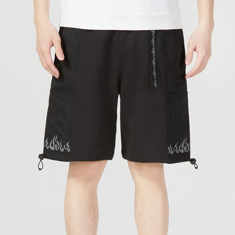 PUMA Humming 3,SS23 Chinese Culture Tribute Series Casual Shorts Men's Black Moderate 621924-01