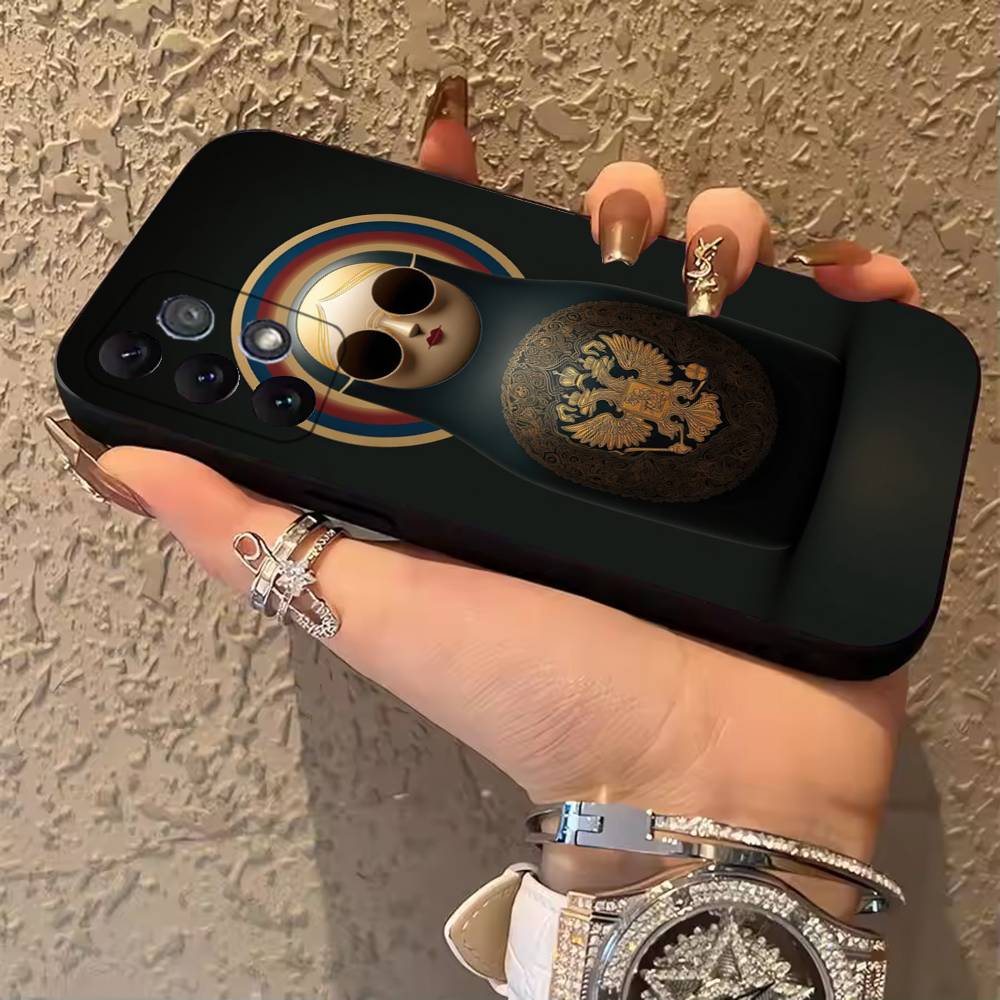 Russian Dolls Matryoshka Phone Case For Samsung Galaxy A13,21s,22,31,32,52,53,71,80,A91 Soft Black Shell