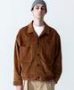 Stage Name Western Corduroy Oversized Trucker Jacket_Camel Brown