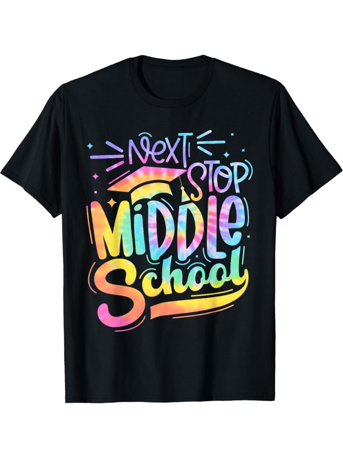 2026 Graduation T-Shirt Compatible for Elementary School & s - Next Stop Middle S
