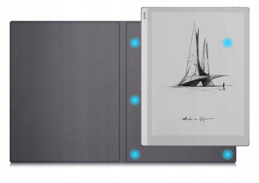 Leichteste magnetische Hülle Case für Onyx Boox Go 10,3" - marineblau