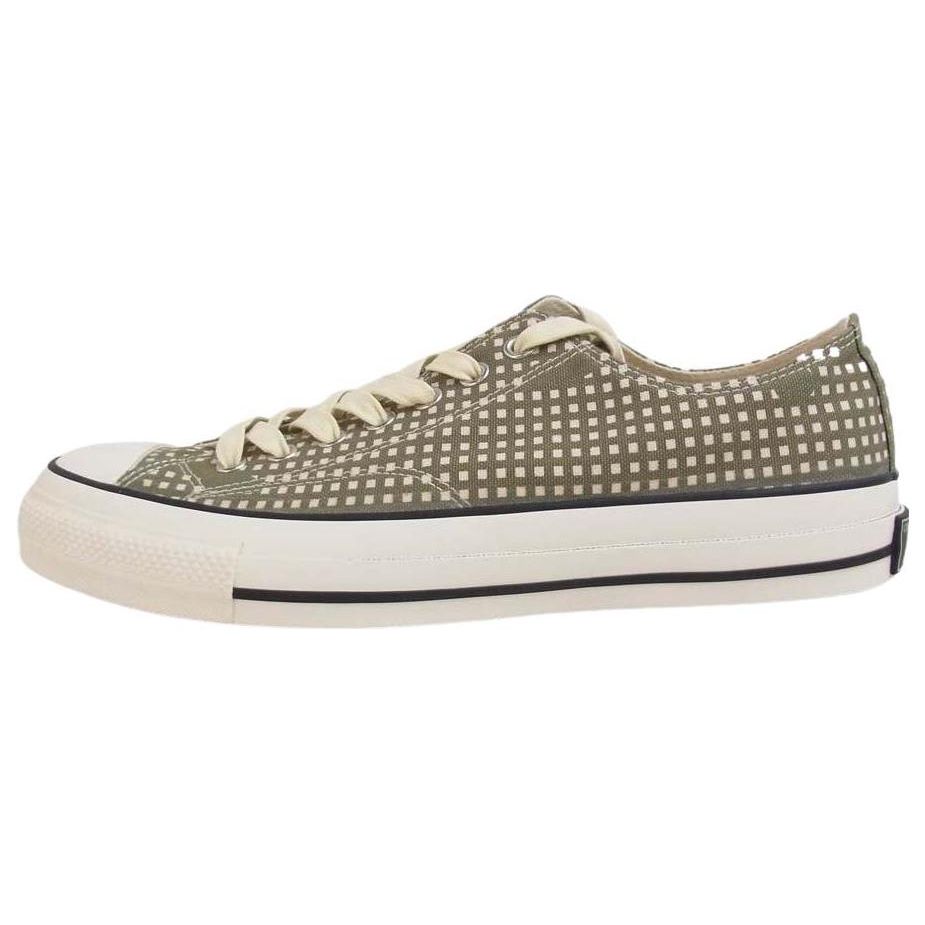N.Hoolywood X Converse Addict Chuck Taylor Low Cut Classic Versatile Low Top Canvas Shoes Unisex Sneakers Khaki 1CL883