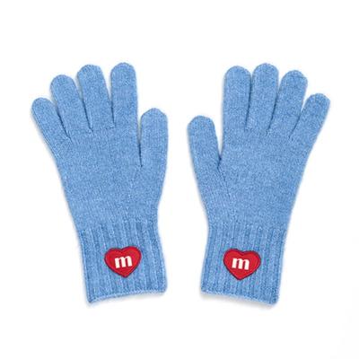 Macni LOVE M KNIT GLOVES SKY BLUE
