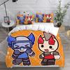 Fashion P-Phighting Game Bedding Set Single Twin Full Queen King Size Bed Set Kids Bedroom Duvetcover Sets Bed Sheet Set
