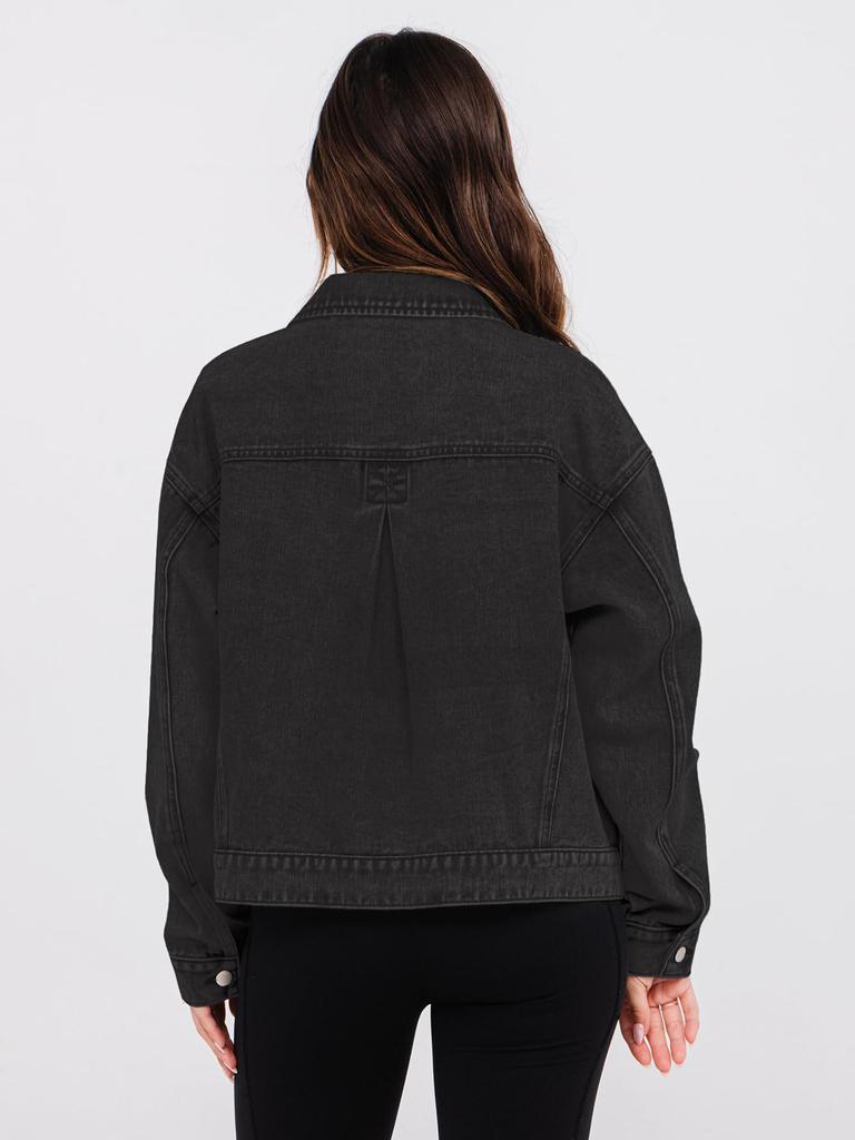 Women's Retro Long Sleeve Denim Jacket - European & American Fashion