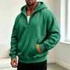 Herren Freizeit Kapuzenpullover mit Vierteltasche für den Alltag