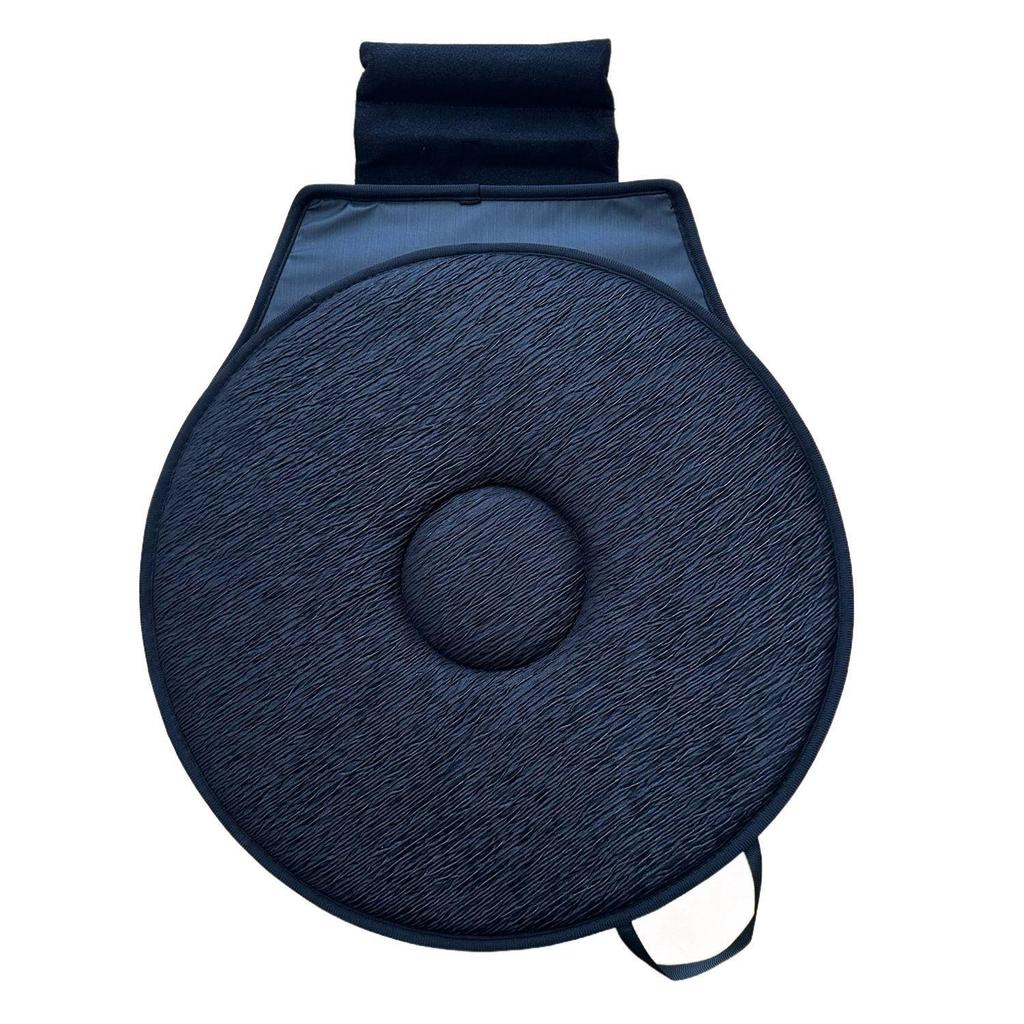 Rhombus Rotating Car Seat Cushion for Elderly and Pregnant Women - Universal Double Ring Design for All Seasons