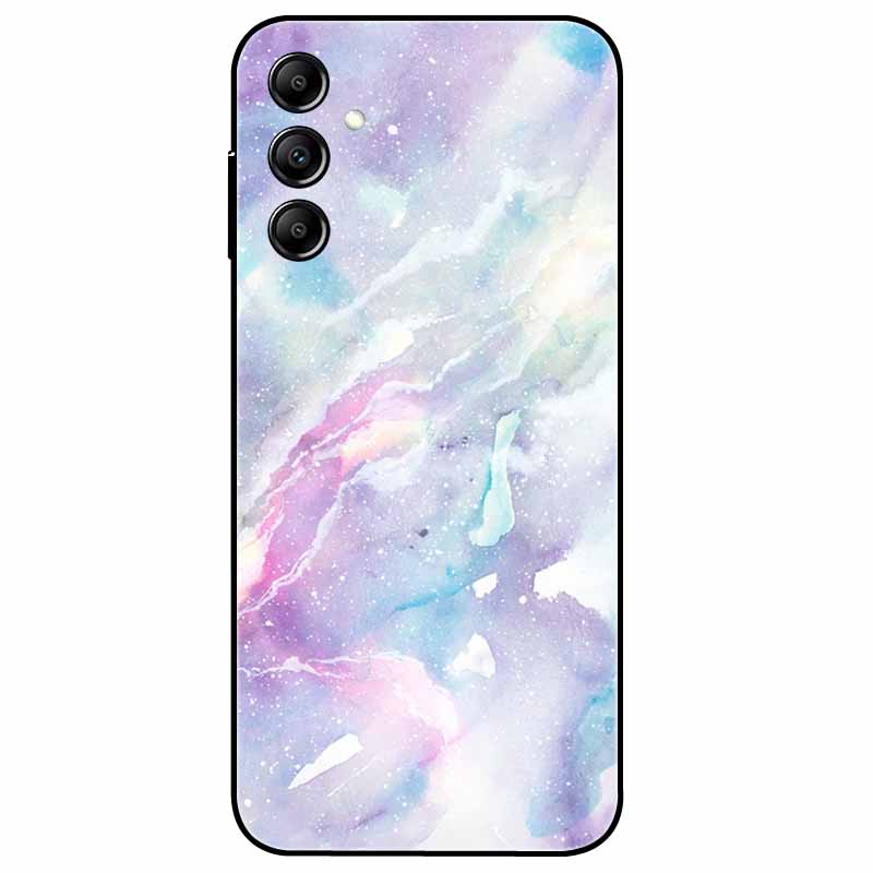 Hülle Für Samsung Galaxy A54 5G A34 A24 S23 Hülle Blume Marmor TPU Weiche Silikonhülle für GalaxyA54 A 34 Bemalte Handyhüllen
