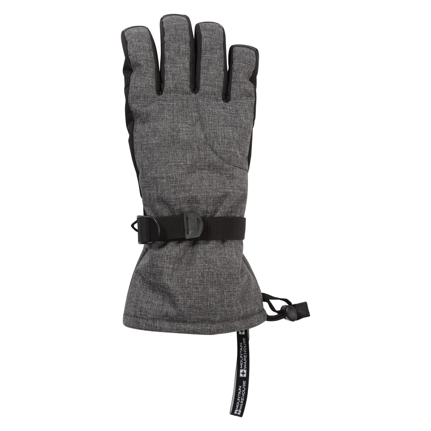 Guanti da sci Lodge da uomo Mountain Warehouse XL grigio