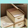 Kids Cloth Foldable Storage Bin With Cover For Underwear And Sock Sorting