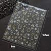 Gold-Stamped Christmas Elk Nail Art Stickers Christmas Series Snowflake Wreath Decorative Stickers