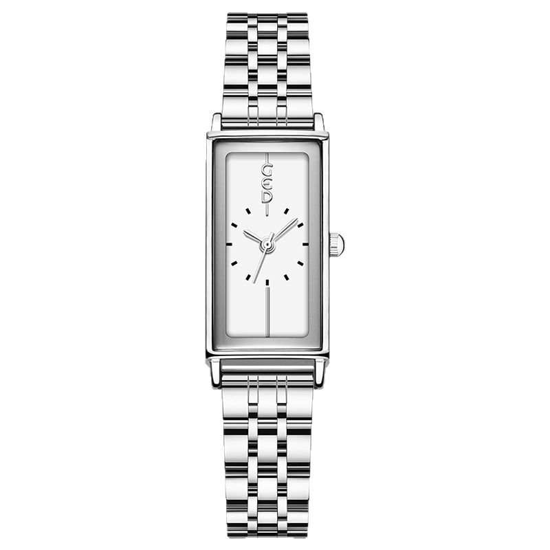 Medieval Light Luxury High-End Temperament Rectangular Steel Belt Watch Women'S Simple Retro Personalized Quartz Watch