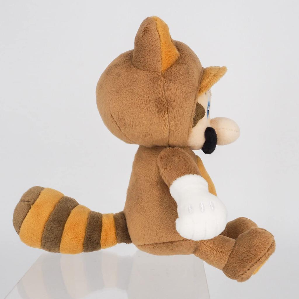 Sanei Boeki Super Mario 3D Land Tanuki Mario (S) 11×11×22cm Stuffed Toy