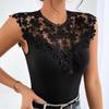 Lace Fabric Lace Neckline Elegant Fake Neckline Collar Hollow Neckline  Decorative Accessory