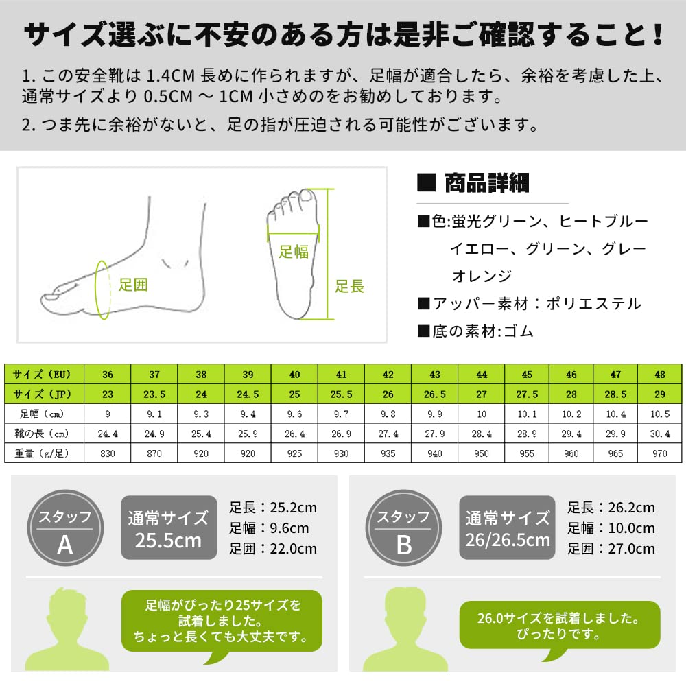 PAFHL Safety Work Shoes for Men and Women with Steel Toe Slip Nail and Toe Protection for Construction Sites Size Caps, Resistant, Protection,