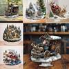 Creative Santa Claus Snowman Christmas Decoration New Year Xmas Holiday Decor Multi-Scene Table Ornament Home Office Decor