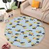 Classic Minions Circular Rug Lovely Character Pattern Round Floor Mat For Children Bedroom Living Room Home Decorative Carpet