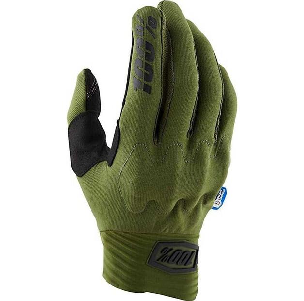 100% Cognito Smart Shock Cycling Gloves (green)