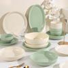 2024 Creative Ceramic Dishware Set: Thickened Dinner Plates, Large Soup Bowls, Fish Plates, Rice Bowls.