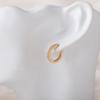 European & American High-End Luxury Zircon Full Diamond Ear Studs for Women