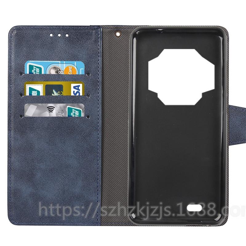 For Cubot Kingkong X Pro Case Metal Buckle Retro Leather Back Case Cover Cubot Kingkong X Pro Phone Accessories