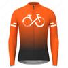 Gradient Color Series Cycling Jersey 2026 Men's Long Sleeve Cycling Shirts MTB Bike Tops Quick-Dry Road Bicycle Clothing