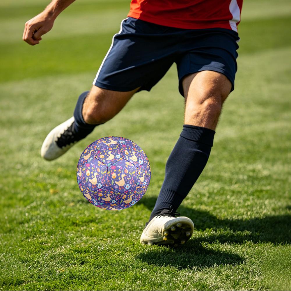 1pc Rainy Garden Size 5 Soccer Ball Professional Lightweight Durable Match Training Football Indoor &Outdoor Sports BallTraining Ball y68