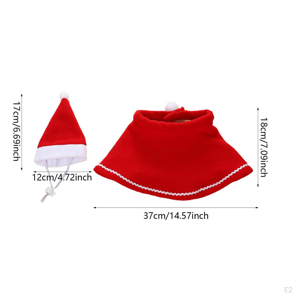 Dog Cat Santa Hat, Christmas Costume Accessories,Pet Accessory