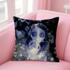 CCorpse BrideE Movie Cushion Cover Natural Linen Pillow Case DoubleSided Print Decorative Sofa Pillowcase Home Decor Gift