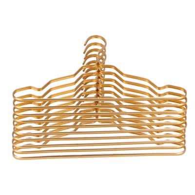 10Pcs Clothes Hanger WearResistant Enlarged Thickened SpaceAluminum NonSlip Clothes Hanger with