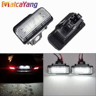 High Brightness Number Plate Lamp For Mercedes BENZ S-CLASS W211 C-CLASS W203 W219 SLK R171 LED White License Plate Lights