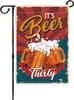 WHPCT It's Beer Thirty Garden ag,Funny Garden ag for Outdoor House Drinking ag Yard Decoration,Double Sided 12x18  ssa EEN