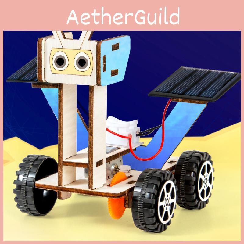 Simulated Wooden Lunar Rover Assembly Model Material Set Children Puzzle Toys For Kids And Teens
