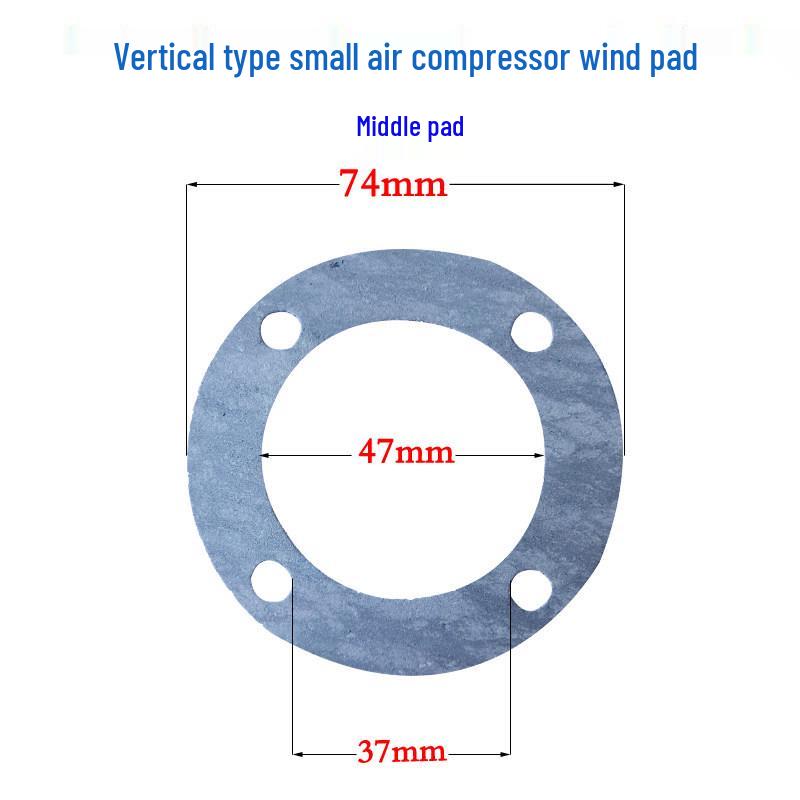 Ribao Air Compressor Piston Accessories: Paper Gasket, Cylinder Head, Liner, Asbestos Sealing Gasket