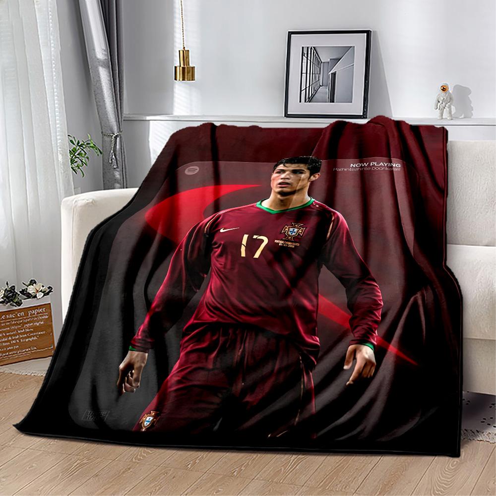 Cristiano Ronaldo Blanket Soft Cozy Great For Bedding Chair Office For All Occasions Warmthful Decor Suitable For Gifting Relatives And Friends