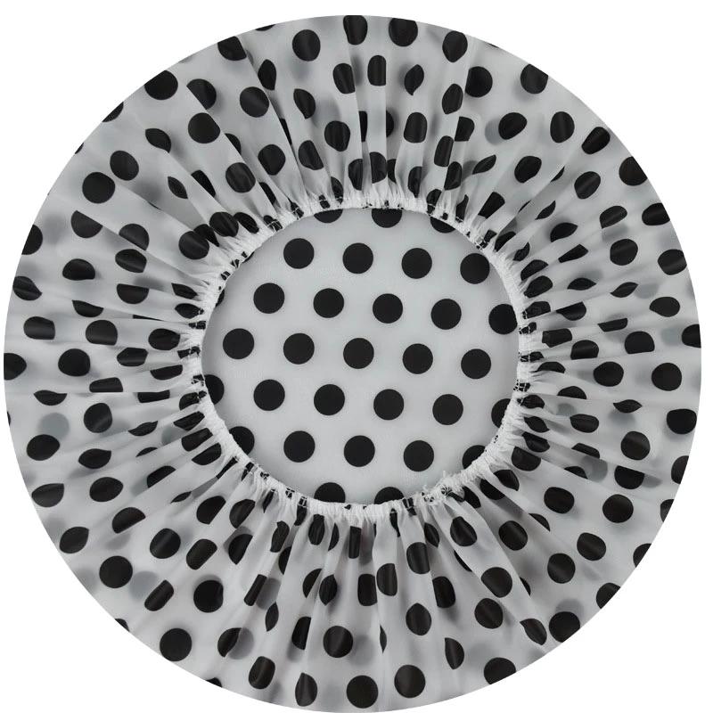 Shower Cap for Long Hair 1PC, 12inch Large size,Waterproof Washable Hair Caps for Women and Girls, Super Cute and Extra Large