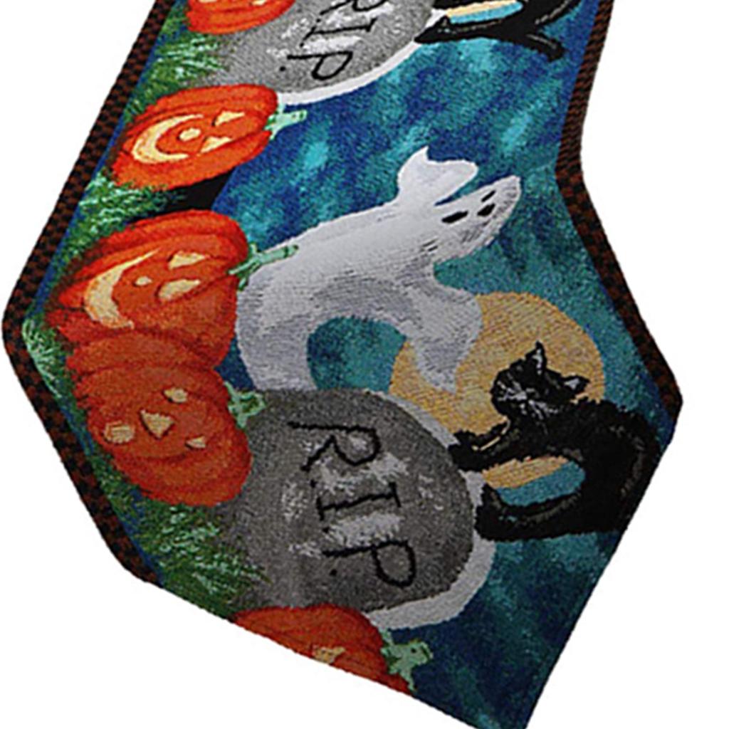 Table Runner Cotton and Linen for Halloween Decorations Home Dining Table 33x180cm