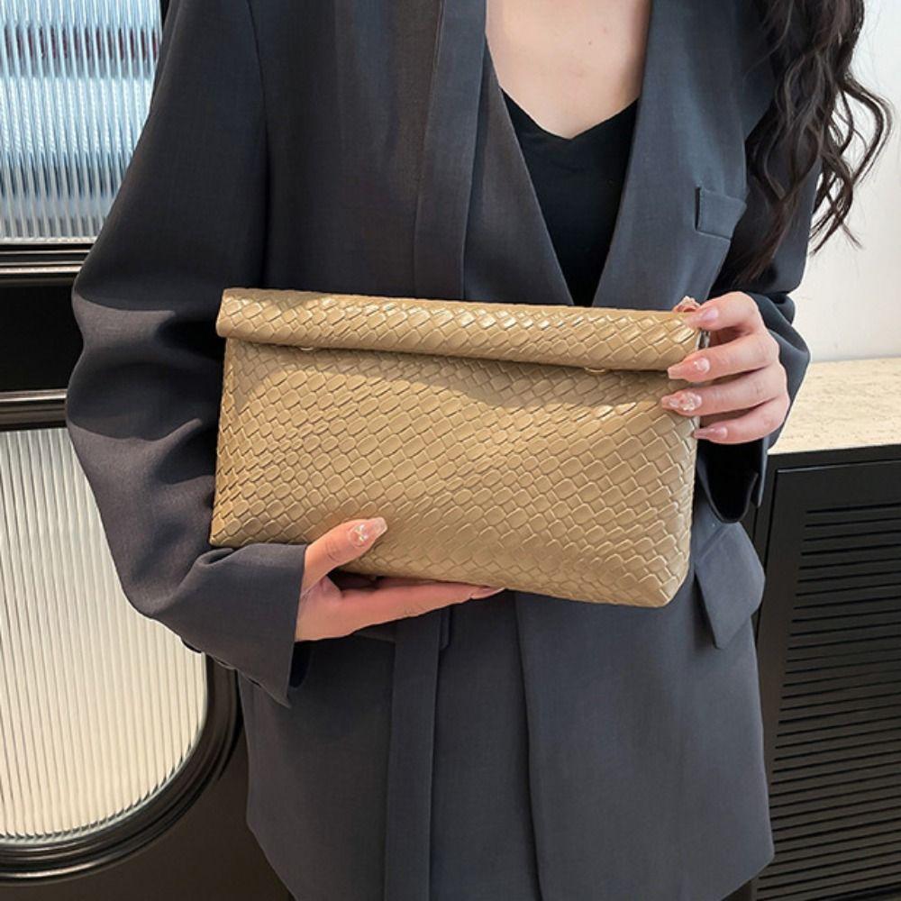 Multifunctional Women Clutch Bag Stone Pattern Handbag Fashion Evening Phone Pocket  Daily