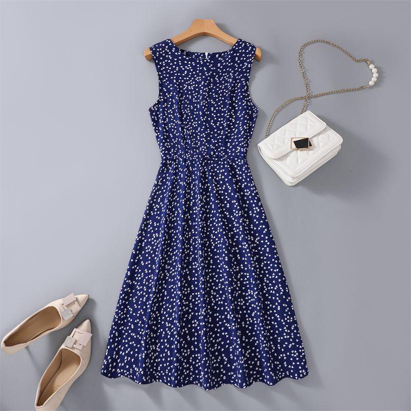 

Dress Hot Summer Sweet Small Love-Shape Print Dress 2411 S
