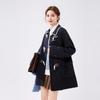 Women's College Style Wool Blend Toggle Coat