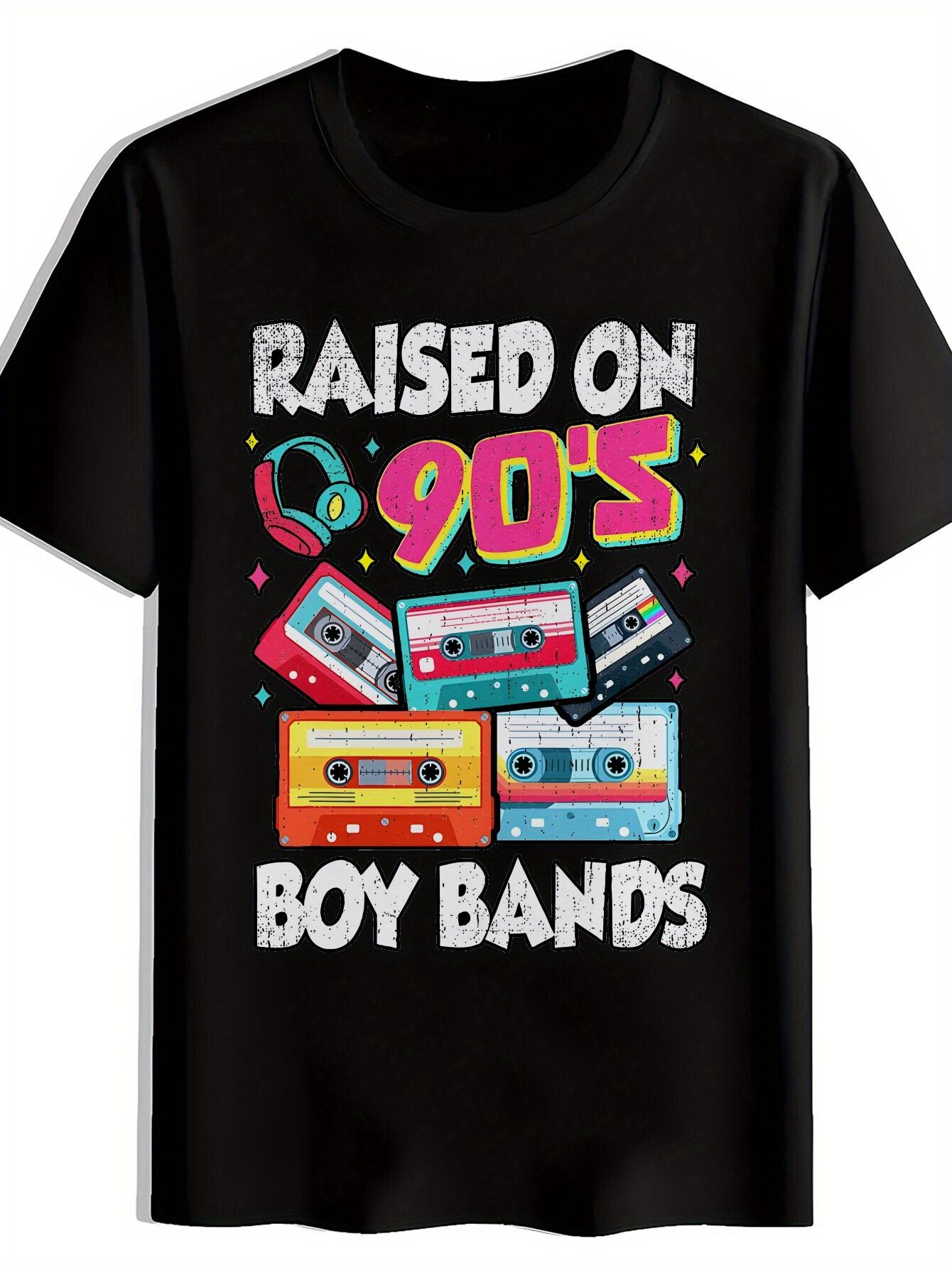 T-shirt RAISED ON 90 s Printed M