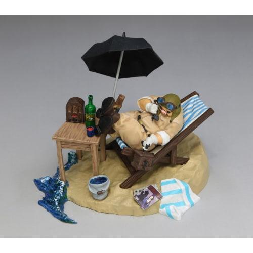 Fine Mold Studio Ghibli Vignette Collection No.1 Porco Rosso's Hideout - Non-Scale Plastic Model GV1 - Molded Color