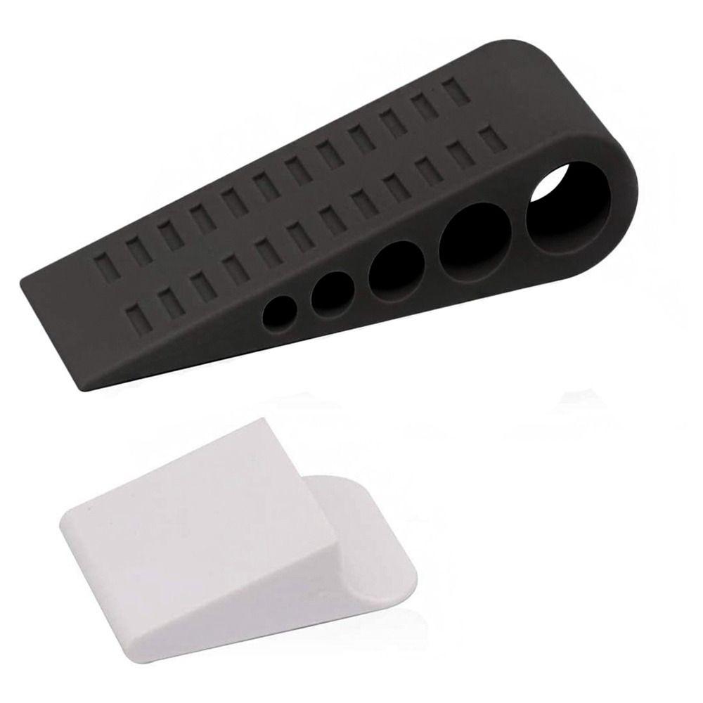 

Wall Protectors Wedge Door Stops ABS Door Holder New Anti-skid Blocks Door чорний